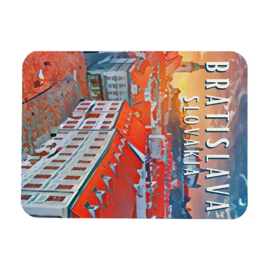 Bratislava, die Donauperle Magnet (Horizontal)