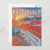 Bratislava, die Donauperle Postkarte (Vorne/Hinten)