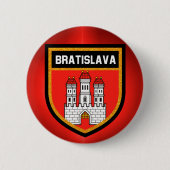 Bratislava-Flagge Button (Vorderseite)