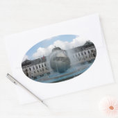 Bratislava grassalkovich ovaler aufkleber (Umschlag)