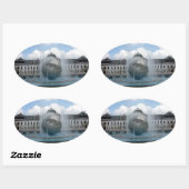 Bratislava grassalkovich ovaler aufkleber (Blatt)