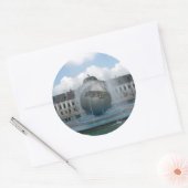 Bratislava grassalkovich runder aufkleber (Umschlag)