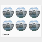 Bratislava grassalkovich runder aufkleber (Blatt)