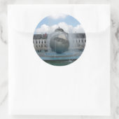 Bratislava grassalkovich runder aufkleber (Tasche)