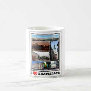 Bratislava - I Liebe - Slowakei - Kaffeetasse