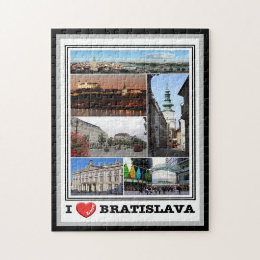 Bratislava - I Liebe - Slowakei - Puzzle (Vertikal)