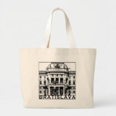 Bratislava Jumbo Stoffbeutel (Vorne)