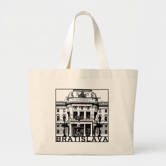 Bratislava Jumbo Stoffbeutel (Vorne)