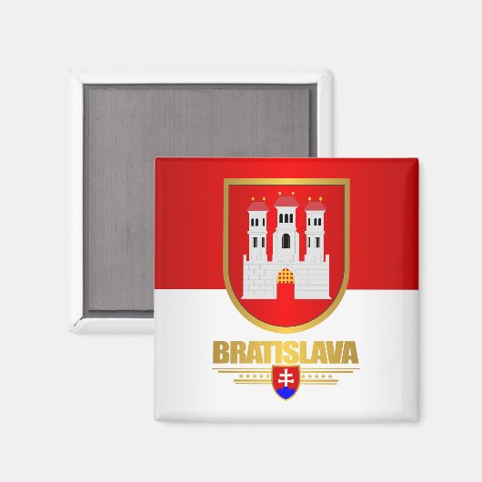 Bratislava Magnet (Vorderseite/Rückseite)
