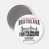 Bratislava Magnet (Vorderseite/Rückseite)