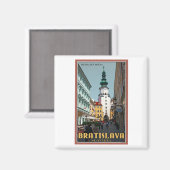 Bratislava - Michael Tower Magnet (Vorderseite/Rückseite)