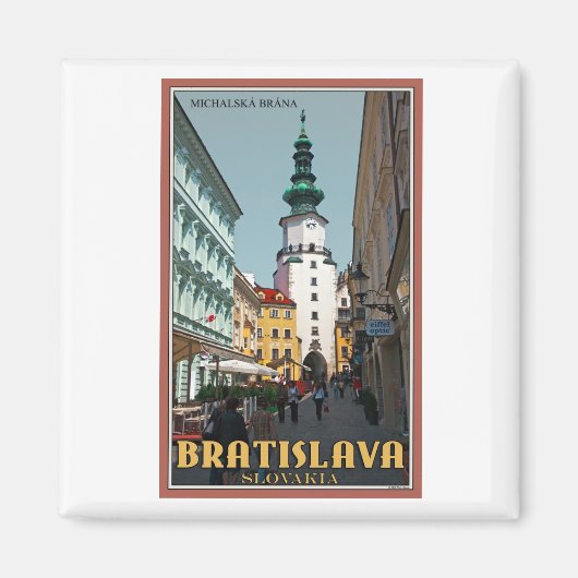 Bratislava - Michael Tower Magnet (Vorne)