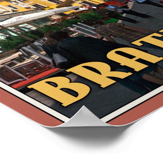 Bratislava - Michael Tower Poster (Ecke)