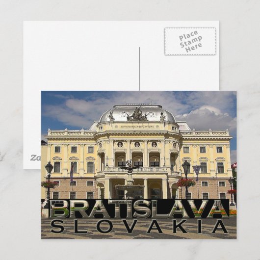 Bratislava Postkarte (Vorne/Hinten)