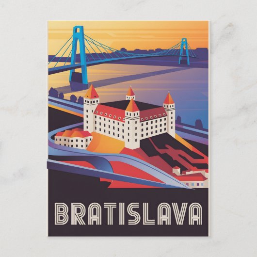 Bratislava Postkarte (Vorderseite)
