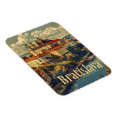Bratislava Reise und Vintag Magnet (Rechte Seite)