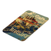 Bratislava Reise und Vintag Magnet (Linke Seite)