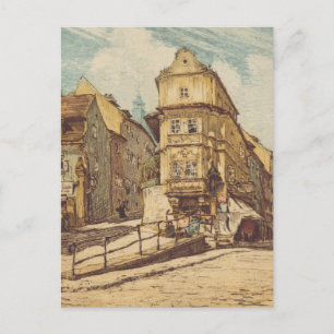 Bratislava Richard Lux Jahrhundert Farbige Radieru Postkarte