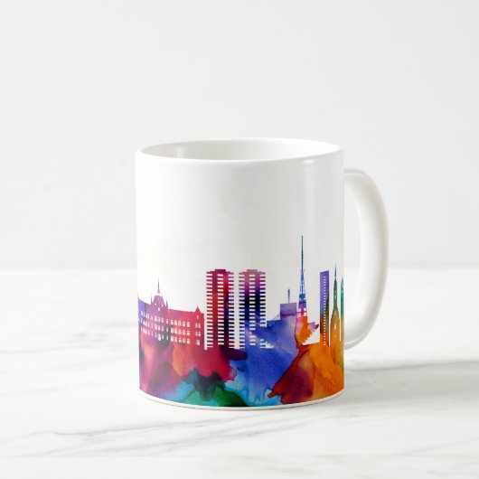Bratislava Skyline Kaffeetasse (VorderseiteRechts)