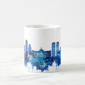 Bratislava Slovakia Skyline Blue Kaffeetasse (Mittel)