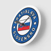 Bratislava Slovensko Runde Wanduhr (Winkel)
