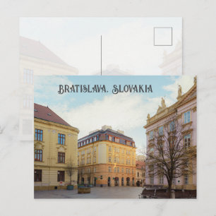 Bratislava Slowakei Altstadtplatz, Reise Foto Postkarte