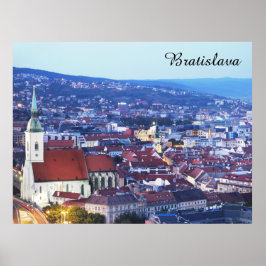 Bratislava Slowakei City Travel Foto Poster