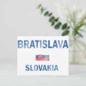Bratislava Slowakei Designs Postkarte (Stehend Vorderseite)