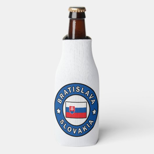 Bratislava Slowakei Flaschenkühler (Flaschenvorderseite)