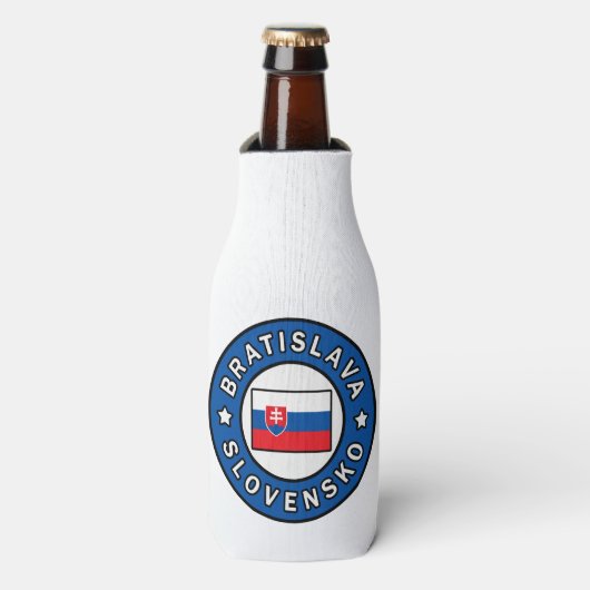 Bratislava Slowakei Flaschenkühler (Flaschenvorderseite)
