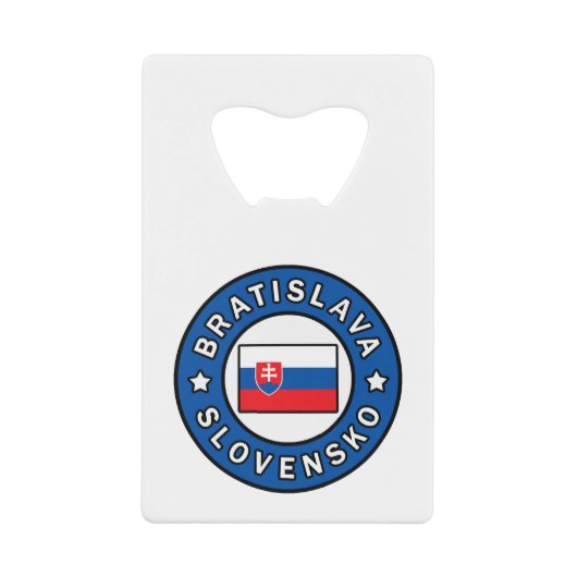 Bratislava Slowakei Geldbeutel Flaschenöffner (Vorderseite)