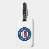 Bratislava Slowakei Gepäckanhänger (Vorderseite vertikal)