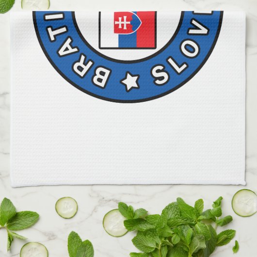 Bratislava Slowakei Geschirrtuch (Gefaltet)