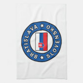 Bratislava Slowakei Geschirrtuch (Vertikal)