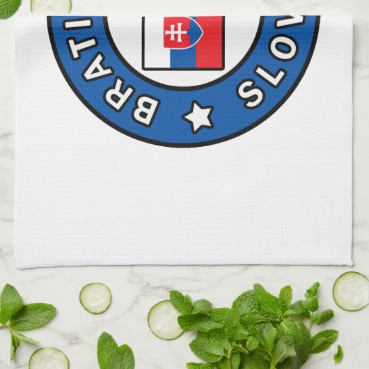 Bratislava Slowakei Geschirrtuch (Gefaltet)