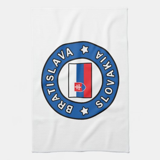 Bratislava Slowakei Geschirrtuch (Vertikal)