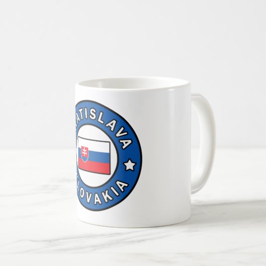 Bratislava Slowakei Kaffeetasse (VorderseiteRechts)