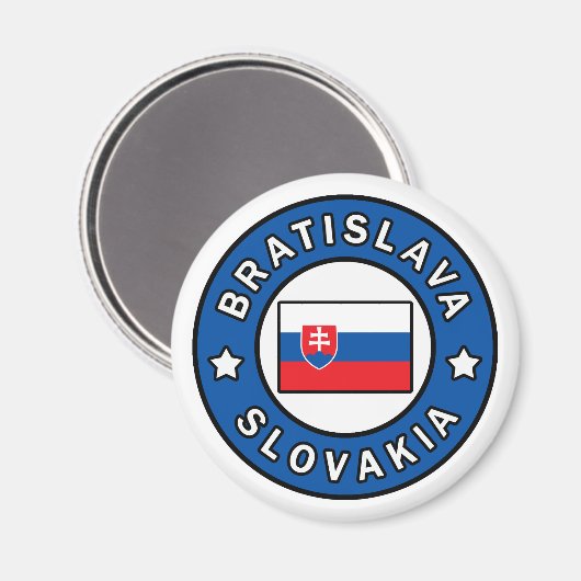 Bratislava Slowakei Magnet (Vorderseite/Rückseite)