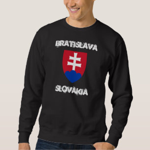 Bratislava, Slowakei mit Wappen Sweatshirt