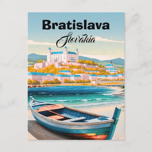 Bratislava Slowakei Reise Postkarten Kunst, Bratis (Vorderseite)
