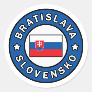 Bratislava Slowakei Runder Aufkleber