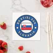 Bratislava Slowakei Serviette (Beispiel)