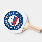 Bratislava Slowakei Tischtennis Schläger (Seitenansicht)