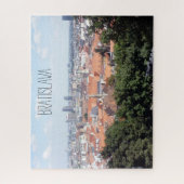 Bratislava Stadt grün Puzzle (Vertikal)