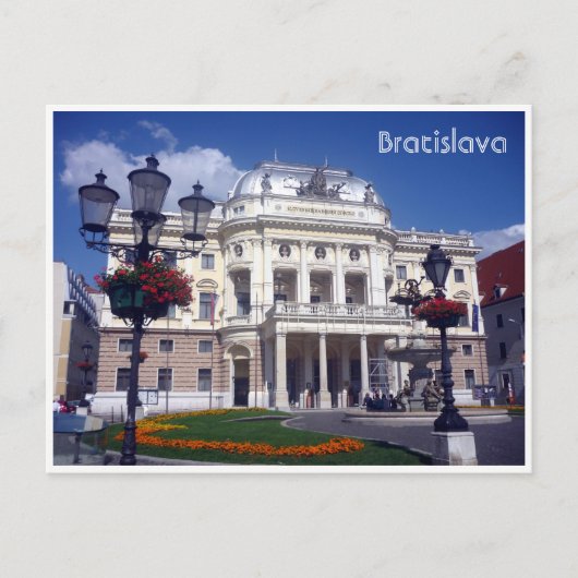 Bratislava-Theater Postkarte (Vorderseite)