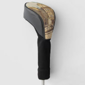 Bratislava von Richard Lux farbige Radierung Golf Headcover (angewinkelt)