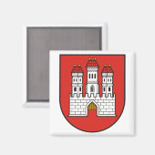 Bratislava-Wappen Magnet (Vorderseite/Rückseite)