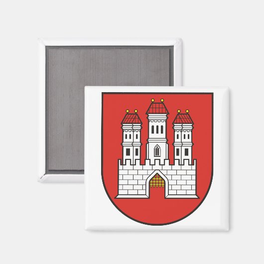 Bratislava-Wappen Magnet (Vorderseite/Rückseite)