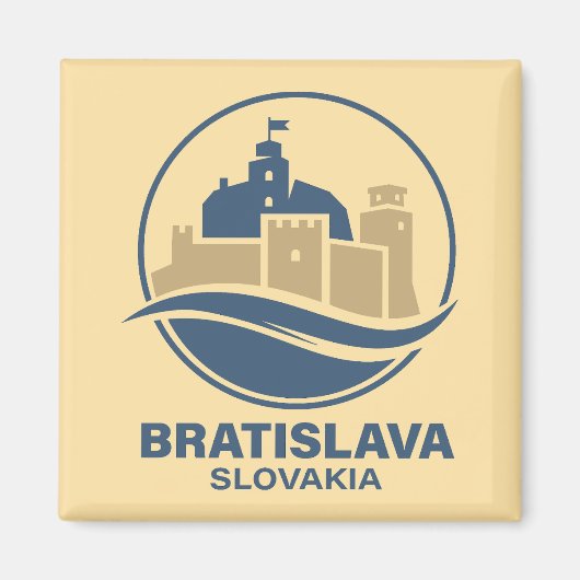 Bratislave Slovakia Europe Magnet (Vorne)