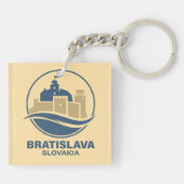 Bratislave Slovakia Europe Schlüsselanhänger (Rückseite)